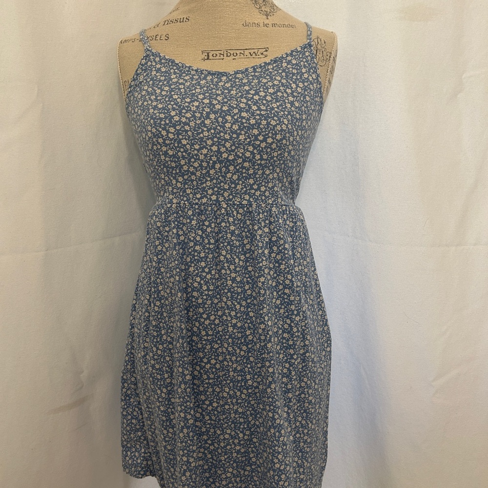 Old Navy Blue Floral Mini Dress